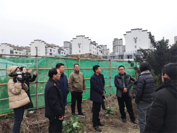 2月2日，副县长林一凡会市监局、徽城镇等相关部门调研城西邻里中心附属配套物管用房项目1.jpg